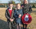 Remembrance Service at Trimdon Station Memorial Park 11th November 2016