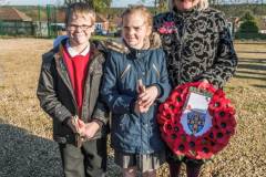Remembrance Service at Trimdon Station Memorial Park 11th November 2016